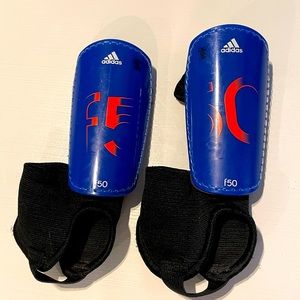 Boys Adidas Soccer Shinguards Small